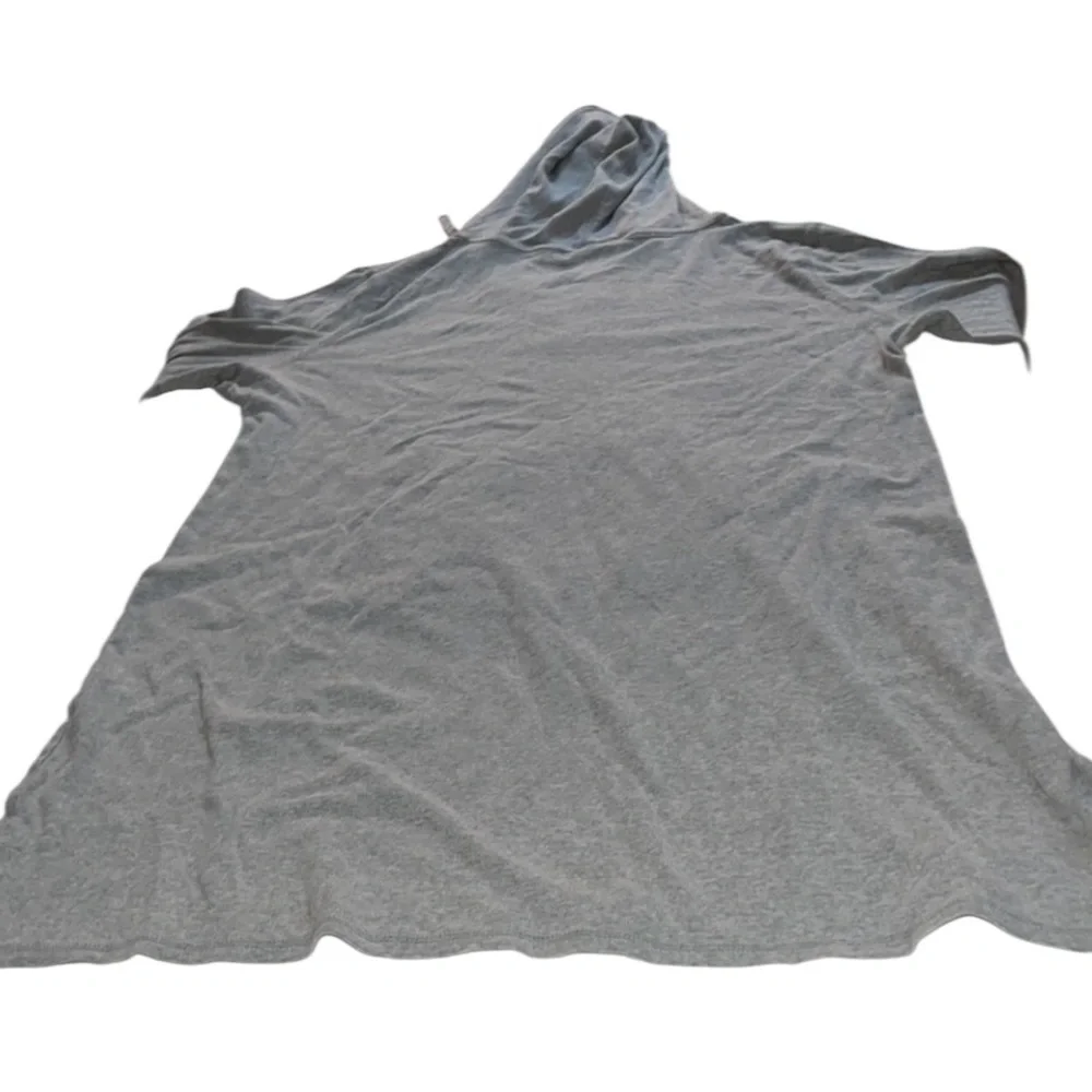 J. Crew size XL Gray hooded long loose sweatshirt cover up lounge wear
